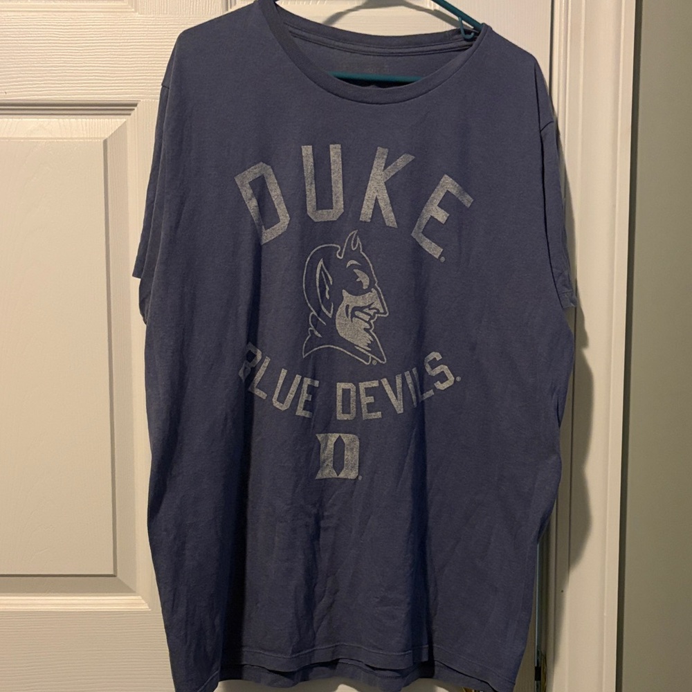 Retro Duke Blue Graphic Men's Shirt